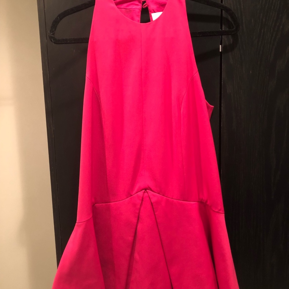 Pink mini dress